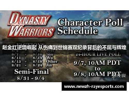 赵金红逆境崛起 从伤痛到世锦赛双纪录背后的不屈与辉煌