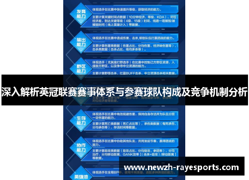 深入解析英冠联赛赛事体系与参赛球队构成及竞争机制分析 深入解析英冠联赛赛事体系与参赛球队构成及竞争机制分析